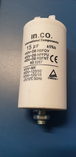Condensatore per motore - 15,